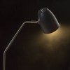 PRAGMA Stojací lampa, nastavitelný směr svícení, základna kov, povrch chrom, kryt kov vnější černá, vnitřní bílá, pro žárovku 1x28W, E27, 230V, IP20, tř.2, rozměry d=250mm, h=1597mm, vč vypínače na kabelu náhled 5