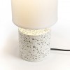 CAMINO Stolní lampa, povrch tělesa imitace teraso, pro žárovku 1x28W, E27, 230V, IP20. rozměry d=100mm, h=110mm. náhled 1