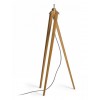 AMBITUS Stojací lampa s objímkou, stojanový podstavec, těleso dřevo bambus, pro žárovku 1x28W, E27, 230V, IP20. rozměry 700x1290mm. náhled 1