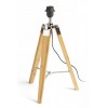 ALVIS Stolní lampa s objímkou, stolní podstavec, těleso dřevo bambus s chromovými prvky, pro žárovku 1x28W, E27, 230V, IP20. rozměry 300x510mm. náhled 1
