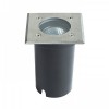 ORBU Zemní svítidlo, materiál nerez, povrch nerez, krycí sklo čiré, pro žárovku 1x15W, GU10, 230V, IP67, tř.1, rozměry 105x105x140mm náhled 3