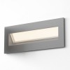 IRDETO RE IP20 VÝPRODEJ Vestavné, svítidlo do stěny, těleso hliník, povrch šedostříbrná, difuzor opál, LED 3W, teplá 3000K, 160lm, Ra80, 230V, IP20, tř.1, rozměry: 133x52x73mm, vč. montážního boxu, svítí náhled 11
