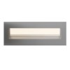 IRDETO RE IP20 VÝPRODEJ Vestavné, svítidlo do stěny, těleso hliník, povrch šedostříbrná, difuzor opál, LED 3W, teplá 3000K, 160lm, Ra80, 230V, IP20, tř.1, rozměry: 133x52x73mm, vč. montážního boxu, svítí náhled 12