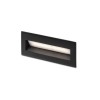 IRDETO RE IP20 VÝPRODEJ Vestavné, svítidlo do stěny, těleso hliník, povrch šedostříbrná, difuzor opál, LED 3W, teplá 3000K, 160lm, Ra80, 230V, IP20, tř.1, rozměry: 133x52x73mm, vč. montážního boxu, svítí náhled 18