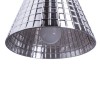 CORONA Závěsné svítidlo lustr, základna kov, povrch chrom lesk, sklo chomované, pro žárovku 1x42W, E27, 230V, IP20, sklo d=350mm, h=245mm, kabel transparentní, vč lankového závěsu l=130mm, lze zkrát náhled 7