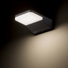 VIRGO Nástěnné, venkovní svítidlo, těleso hliník, povrch černá antracit, difuzor plast opál, LED 1x9W, teplá 3000K, 800lm, 230V, IP65, tř.1, 50x120x177mm, svítí dolů náhled 6