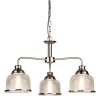 BRETLEN PENDANT 3x7W E27 Závěsné svítidlo, základna kov, těleso kov, povrch mosaz antická zašlá, difuzor sklo halofan, pro žárovku 3x7W, E27, 230V, IP20, tř.1. 3ramena, rozměry sklo d=560mm, h=340mm, vč závěsu l=880mm, lz zkr náhled 2