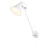 LIGHT ADJUSTABLE Nástěnná lampa, 1 rameno, nastavitelný směr svícení, těleso kov, stínítko kov, povrch lak černá mat se zlatými detaily, pro žárovku 1x7W, E27, 230V, IP20, tř.1. rozměry 550x140x160mm náhled 2