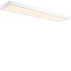 PANEL Stropní přisazené svítidlo, těleso hliník, povrch bílá, difuzor plast, LED 45W, 3400lm, neutrální 4000K, stmívatelné Triac C, 230V, IP20, tř.1, rozměry 1195x295x50mm. náhled 1