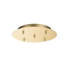 FITU Kulatá stropní rozeta s jedním výstupy pro závěsné svítidla, těleso ocel, povrch zlatá, rozměry d=85mm. náhled 3