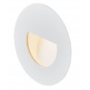 FORO WALL LIGHT Vestavné svítidlo do stěny, těleso hliník, povrch bílá, LED 1,1W, 50lm, teplá 3000K, 350mA, IP20, rozměry d=80mm, svítí dolů náhled 1