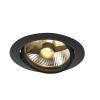 NEW TRIA ROUND LED Stropní vestavné bodové svítidlo, výklopné +-15°, těleso hliník, povrch černá, pro žárovku 1x50W, GU10, ES50, ES111, 230V, rozměry d=165mm h=125mm náhled 1