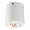 TRILEDO Stropní, bodové svítidlo, výklopné +-30°, těleso hliník, povrch bílá, LED 1x6,2W, teplá 3000K, 625lm/cca 32W žár, vyzař úhel 90°, Ra80, 230V, tř.1, d=85mm, h=95mm náhled 1