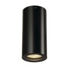 ENOLA Stropní svítidlo, těleso hliník černá, mosaz, pro žárovku 1x35W, GU10, 230V, rozměry d=67mm h=140mm, svítí dolů náhled 1