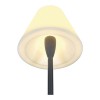 ADEGAN Stojací lampa venkovní, těleso hliník, povrch černá antracit, difuzor plast opál mat, 1x24W (d=max 52mm), E27, 230V, IP54, d=400mm, h=1800mm, kab l=2,5m, vidlice 230V vč. vypínače náhled 3