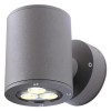 PLAYGROUD nástěnná Nástěnné bodové svítidlo, těleso hliník, povrch černá antracit, krycí sklo čiré, pro LED 2x9W, GX53, 230V, IP23, 100x125x155mm, svítí nahoru/dolů náhled 1