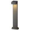 CRASHTIP Sloupkové, svítidlo, těleso hliník, povrch šedostříbrná, pro LED 1x11W, GX53, 230V, IP44, tř.1, h=750mm, 225x70mm, svítí dolů náhled 5