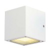 SITRA CUBE Nástěnné svítidlo, těleso hliník, povrch černá antracit, difuzor sklo mat, pro zářivku, nebo LED 2x9W, GX53, 230V, IP44, tř.1, rozměry 115x108x110mm, svítí nahoru/dolů náhled 2