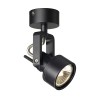INDA SPOT GU10 Stropní svítidlo, základna hliník, barva černá, pro žárovku 1x50W, GU10 ES50, 230V, IP20, tř.1, d=60mm, h=130mm náhled 1