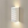 SLOT Nástěnné svítidlo základna kov, těleso sádra, povrch bílá, pro žárovku 1x40W, E14, 230V, IP20, tř.1, 90x240x90mm, svítí nahoru/dolů náhled 1