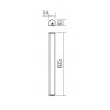 DURRES, LED 10W, IP44 Nástěnné svítido do koupelny, těleso hliník a plast, povrch chrom, difuzor plast opál, LED 10W, 1398lm, neutrální 4000K, 230V, IP44, tř.2, rozměry 605x54x65mm. náhled 3