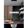 FESTU HL 6x6W Závěsné svítidlo, těleso kov, povrch černá, dif plast čirý, LED 6x6W, 4673lm, teplá 3000K, 230V, IP20, tř.1, rozměry 840x150mm, vč závěs lanka l=1300mm, lze zkrátit. náhled 3