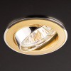 ELC 229 VÝPRODEJ Vestavné stropní bodové svítidlo, těleso zinek, povrch perleť zlatá-stříbrná, nastavitelný směr svícení, pro žárovku 1x50W, GU10, 230V, IP20, tř.3, rozměry 82x52,5mm náhled 1