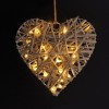 SL H 30LED Závěsná dekorace srdce, materiál ratan šedý, 30xLED, teplá, stále svítí, 2xAA baterie, IP20, rozměry 300x70x300mm. náhled 2