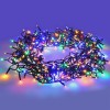 Chain LED 120x RGB+ 120x WW smart Tuya VÝPRODEJ Venkovní vánoční řetěz, 120 LED RGB +120 LED  teplá 6W,  fce svítí, nebo mění barvy, ovl smart telefon Tuya, WiFi, 230V, IP44, napájecí adapter IP20, svítící část l=12m, přívod 5m náhled 2