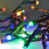 Chain LED 200x RGB+ 200x WW smart Tuya VÝPRODEJ Venkovní vánoční řetěz, 200 LED RGB + 200LED  teplá 12W,  fce svítí, nebo mění barvy, ovl smart telefon Tuya, WiFi, 230V, IP44, napájecí adapter IP20, svítící část l=20m, přívod 5m náhled 7