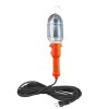 Montážní lampa 1x60W E27 Montážní lampa s mřížkou, těleso kov a plast, stříbrná-oranžová, pro žárovku 1x60W, E27, 230V, háček na zavěšení, vypínač na tělese, délka kabelu 5m. náhled 2