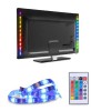RGB TV set Sada 2x500mm RGB LED pásek, 30 x SMD 5050 LED/1m, pro podsvícení TV, + dálkový ovladač, napájení USB konektor přímo z TV náhled 4