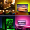 RGB TV set Sada 2x500mm RGB LED pásek, 30 x SMD 5050 LED/1m, pro podsvícení TV, + dálkový ovladač, napájení USB konektor přímo z TV náhled 6