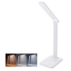 KAMENO FL 10W CCT Stolní lampa, vyklápěcí rameno, těleso plast, povrch imitace kůže bílá, LED 10W, 490lm, CCT nastav teplota 3000K-6000K, stmív., 230V, IP20, 330x120x300mm náhled 2