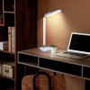 MATRO TL 10W CCT Stolní lampa s nočním světélkem, vyklápěcí a natáčecí rameno, těleso plast, povrch bílá a šedá, LED 10W, 800lm, CCT nastav teplota 3000K-6000K, stmív., napájení přes USB, IP20, 450x155x370mm. náhled 7