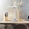 MATRO TL 10W CCT Stolní lampa s nočním světélkem, vyklápěcí a natáčecí rameno, těleso plast, povrch bílá a šedá, LED 10W, 800lm, CCT nastav teplota 3000K-6000K, stmív., napájení přes USB, IP20, 450x155x370mm. náhled 8