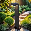 NESPO FL 5W SOLAR Sloupkové venkovní svítidlo, těleso černá, PIR senzor pohybu záběr 120°, dosah 7m, LED 5W, 400lm, teplá 3000K, Ra80, napájení solární panel, baterie, trvale 1h, IP54, 120x114x500mm, svítí dolů. náhled 7