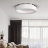 ALPIR R Stropní přisazené svítidlo, těleso kov, povrch šedá,  LED 48W, 2880lm, dálk. ovl. CCT přepínatelná teplota teplá 3000K, neutrální 4000K, denní 6500K, stmív, 230V, Ra80, IP20, d=450mm, h=10 náhled 3