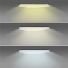 ALSDORF SQ VÝPRODEJ Stropní svítidlo, základna kov, difuzor plast opál, LED 28W, 1960lm, ovl smart telefon Tuya, WiFi, stmívání, nast teplota CCT teplá 3000K - denní 6400K, Ra80, 230V,  IP20, rozměry 380x380x náhled 3