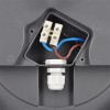 MASIN 20W, IP54, PIR Stropní venkovní svítidlo, senzor pohybu HF, dosah 10m, čas 1min, těleso plast šedá, difuzor plast opál, LED 20W, 1500lm, neutrální 4000K, Ra80, 230V, IP54, rozměry d=230mm, h=73mm. náhled 3