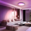 MANDY 30W, WiFi, CCT, RGB Stropní svítidlo, kov, povrch bílá, dif plast opál, LED 30W, 2300lm, smart TUYA, WiFi, dálk ovl. (součástí) nebo mob. tel. CCT nast teplota teplá 3000K - denní 6500K, RGB, stmív, d=380mm, h=65mm. náhled 4