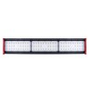 HIGHBAY 150W IP65 1-10V Závěsné průmyslové svítidlo, těleso kov, povrch černá a červená, krycí plast čirý, LED 150W, 19500lm, denní 5000K, stmív. 1-10V, UGR<23, Ra80, vyzař. úhel 30°/70°, 230V, IP65, rozměry 722x138x116mm. náhled 2