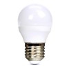 LED žárovka E27 MINIGLOBE d=45mm Světelný zdroj LED žárovka, základna kov, difuzor plast opál, LED 6W, 510lm, E27,  denní 6000K, střední životnost 35.000h, rozměry d=45mm, l=82mm náhled 1