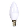 LED žárovka 8W, E14 svíčková Světelný zdroj LED žárovka svíčková, materiál kov, difuzor plast opál, LED 8W, 720lm, E14, teplá 3000K, 230V, střední životnost 20.000h, rozměry d=37mm, h=104mm. náhled 1