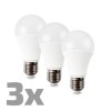 LED žárovka E27 A60 12W 980lm teplá 3000K ECO NEDODÁVÁ SE!3ks - Světelný zdroj LED žárovka, hliník, bílá, difuzor plast opál, LED 10W, E27, A60, 980lm,  teplá 3000K, Ra80, vyzař. úhel. 270°, stř. životn. 20.000h, 230V, d=60mm, l=111mm, cena za ba náhled 1