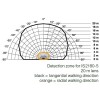 IS2180-5 VÝPRODEJ PIR - kvalitní nástěnný pohybový senzor, plast stříbrná, záběr 180°/90°, dosah až 20m, čas sepnutí 5s-15min, soumrak 2-2000lx, montážní výška 2m, max.1000W max 6 zářivek, 230V, IP54, 120x7 náhled 5