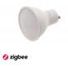 Smart bulb GU10 CCT RGB ZigBee Světelný zdroj, žárovka, plast opál, LED 5W, 350lm, GU10, TUYA, smart telefon ZigBee, lze nast teplota CCT teplá 3000K - denní 6000K, Ra80, RGBW, IP20, 230V, d=50mm, l=55mm náhled 2