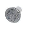 LED GU10 R LED žárovka, těleso kov šedostříbrná, 3x LED čip červená, LED 3,2, GU10, 230V, úhel svícení 60°, IP20, rozměry d=50mm, h=58mm náhled 2