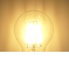 LED žárovka E27 FILAMENT Světelný zdroj, žárovka, tvar hruškový, sklo čiré, LED 8W, E27, 990lm, teplá 2700K, stmív. TRIAC, Ra80, 230V, životnost 25.000 hod, IP20, d=60mm, l=108mm. náhled 2