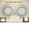 LED 15W G53 Světelný zdroj, žárovka bodová LED 15W, G53 AR111, teplá 3300K, 1200lm, vyzařovací úhel 45° nebo 100°, 12V, d=111mm, h=63mm, 50.000 zap/vyp. náhled 3